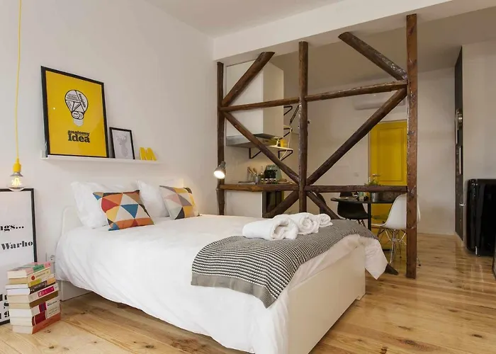 아파트 Yellow Design Estudio Com Ac - Baixa Chiado *