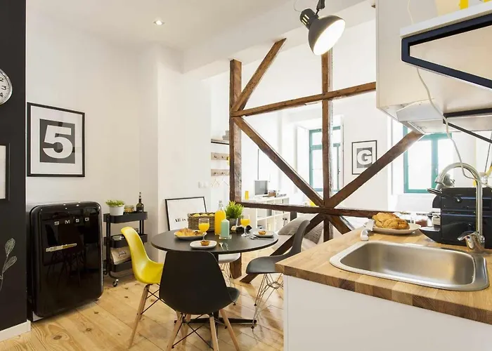아파트 Yellow Design Estudio Com Ac - Baixa Chiado *